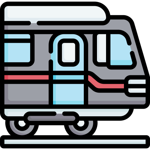 tren Special Lineal color icono