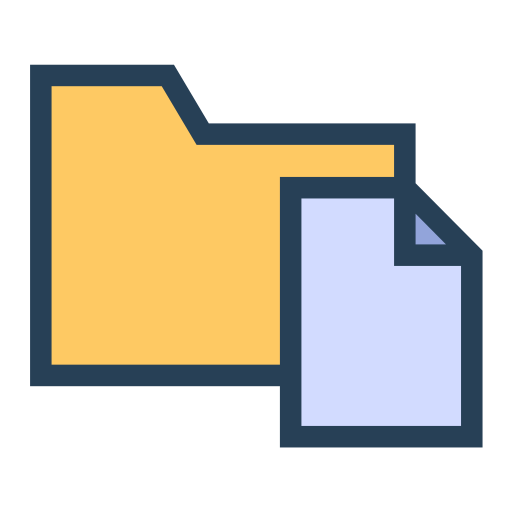 archivo Generic Outline Color icono