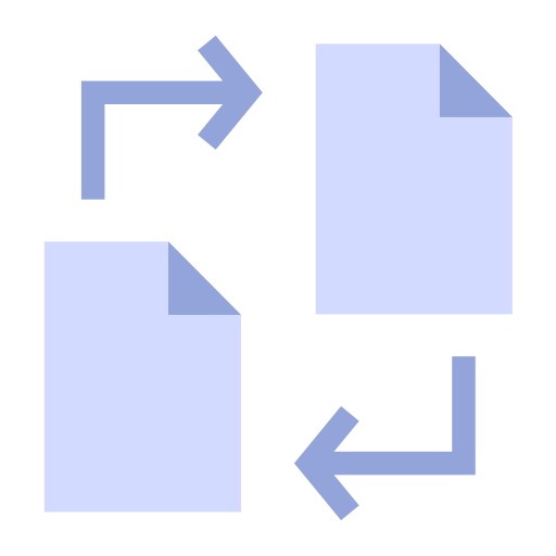 transferencia de archivos Generic Flat icono