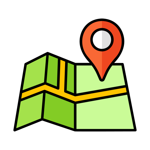 地図マーク Generic Outline Color icon