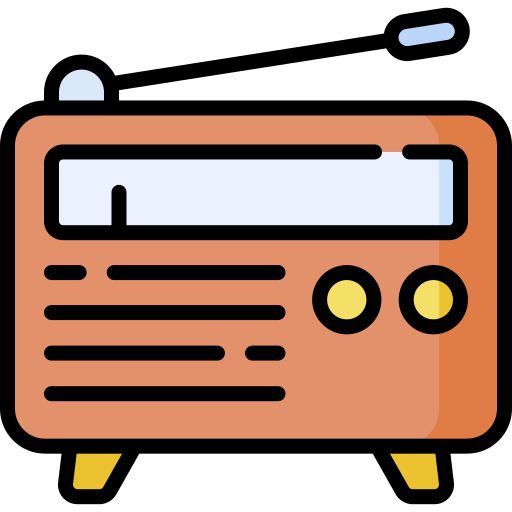 Radio Special Lineal color icon