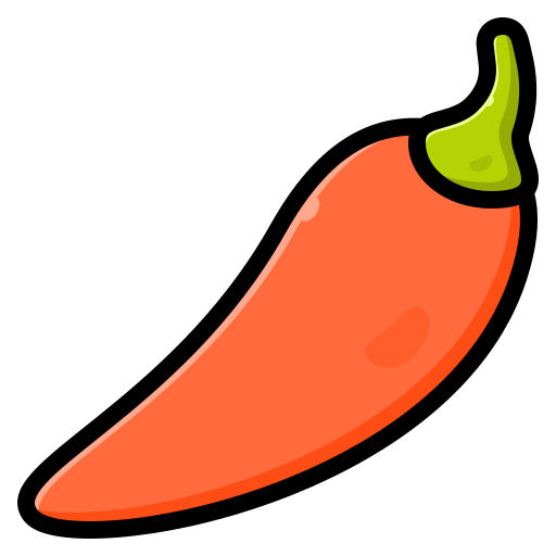 Chili Generic Outline Color icon