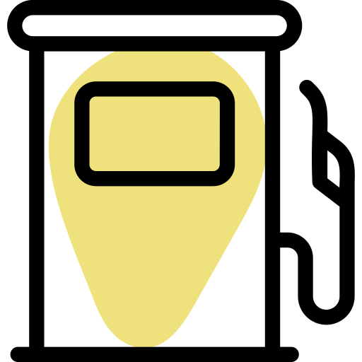 stazione di servizio Generic Rounded Shapes icona
