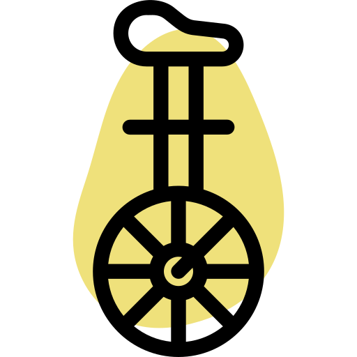 Unicycle Generic Rounded Shapes icon