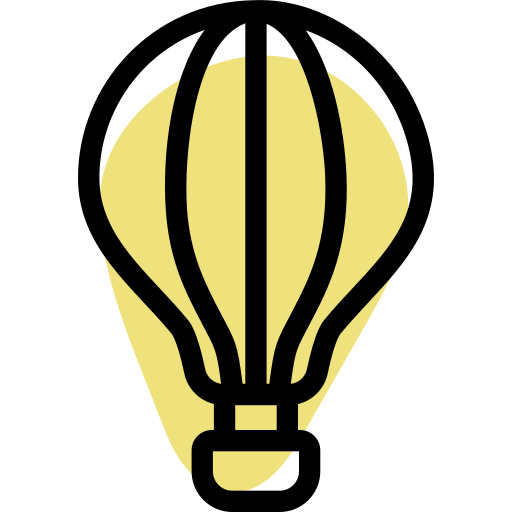 heißluftballon Generic Rounded Shapes icon