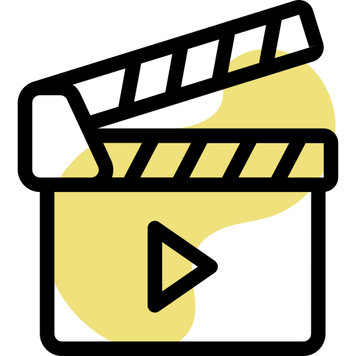 clapperboard Generic Rounded Shapes icon