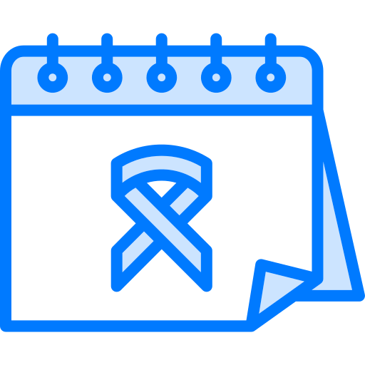 giornata mondiale contro l'aids Generic Blue icona