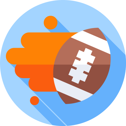 アメリカンフットボール Flat Circular Flat icon