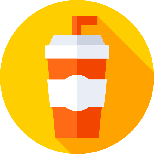 Soda Flat Circular Flat icon