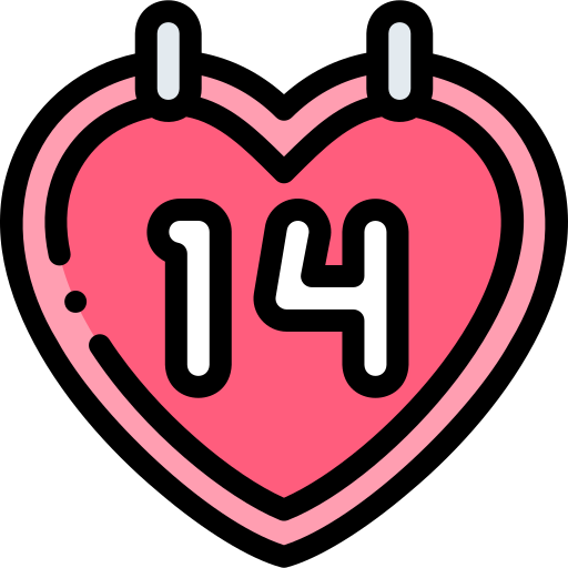 Valentines day Detailed Rounded Lineal color icon