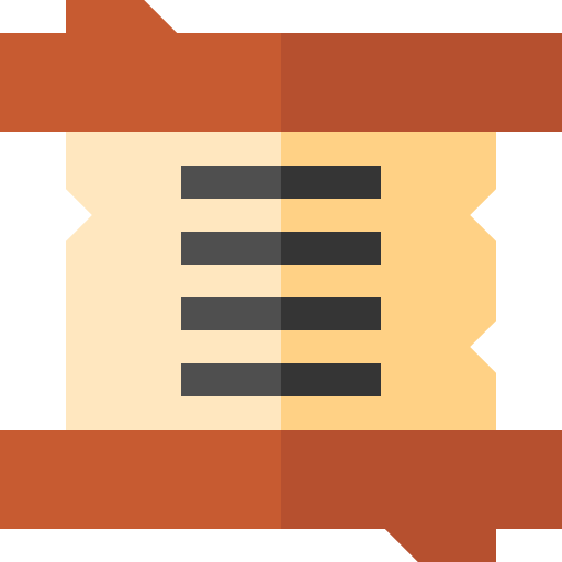 pergamene Basic Straight Flat icona