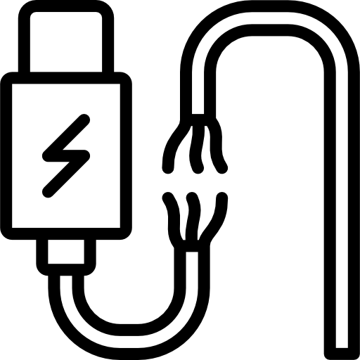 câble cassé Basic Miscellany Lineal Icône