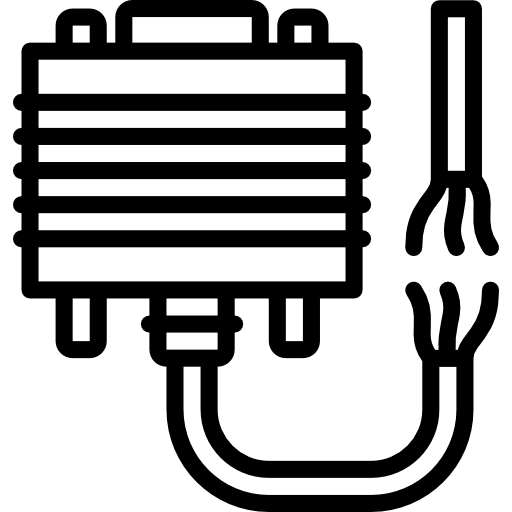 uszkodzony kabel Basic Miscellany Lineal ikona