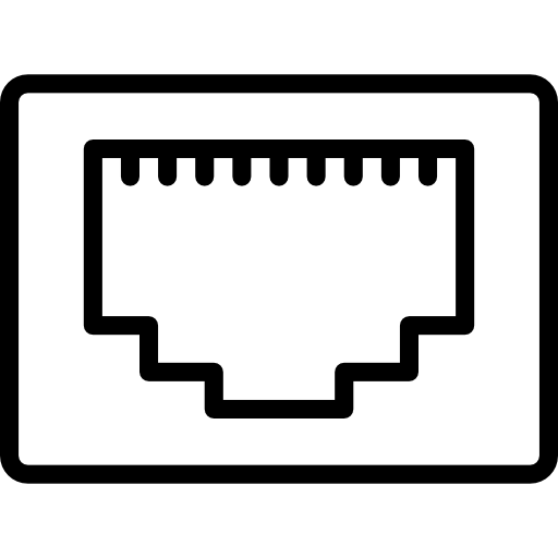 ethernet Basic Miscellany Lineal ikona
