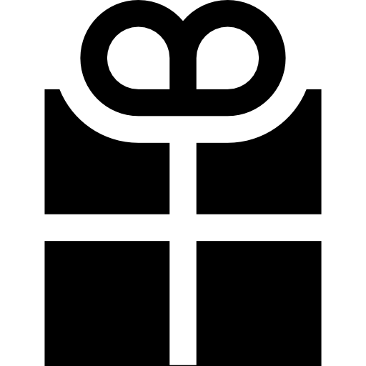 regalo Basic Straight Filled icona