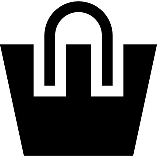 ショッピングバッグ Basic Straight Filled icon