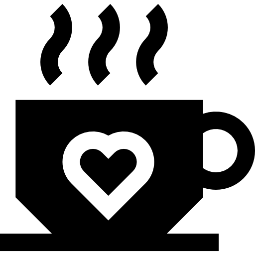kaffeetasse Basic Straight Filled icon