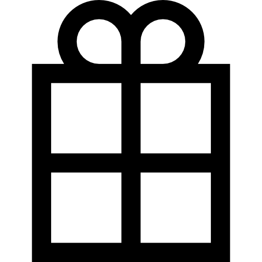 Gift Basic Straight Lineal icon