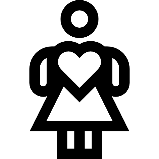 Mother Basic Straight Lineal icon