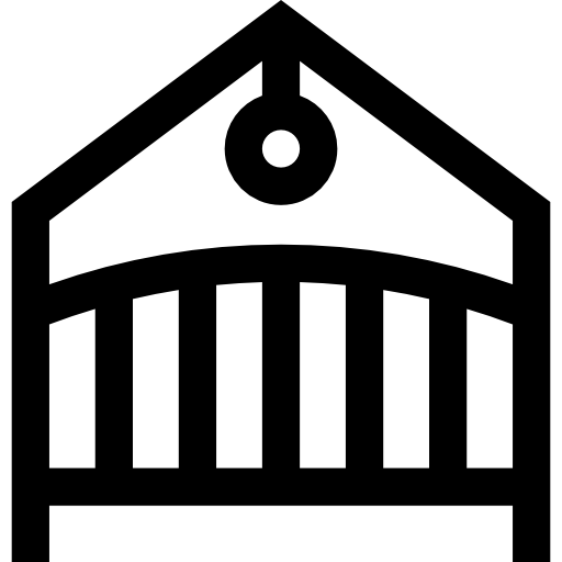 Crib Basic Straight Lineal icon
