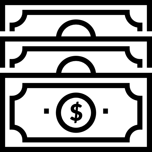 ikony pieniędzy Detailed Straight Lineal ikona