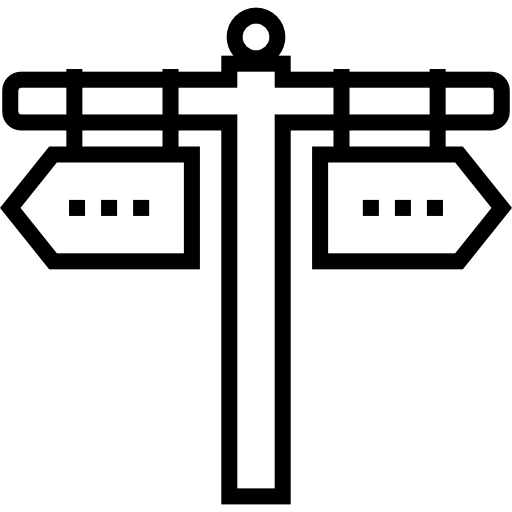 지도 및 깃발 Detailed Straight Lineal icon