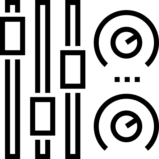 atenuador Detailed Straight Lineal icono
