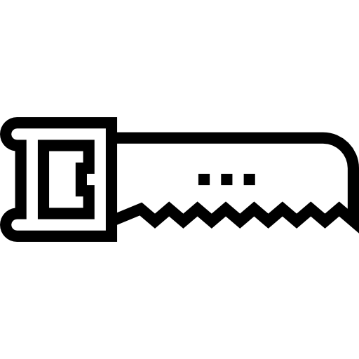 Hacksaw Detailed Straight Lineal icon