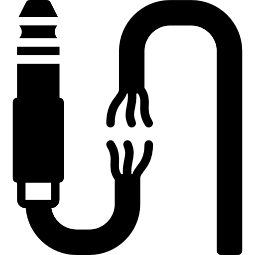 uszkodzony kabel Basic Miscellany Fill ikona
