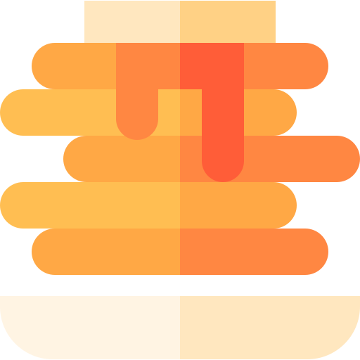 パンケーキ Basic Straight Flat icon