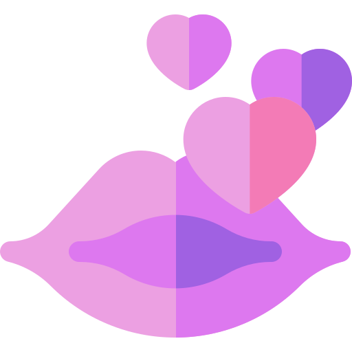 키스 Basic Rounded Flat icon