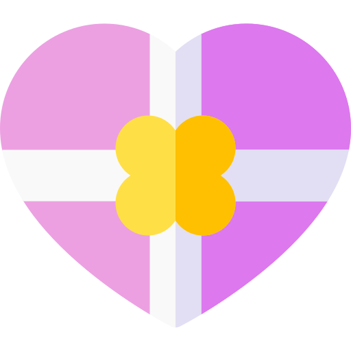 Heart box Basic Rounded Flat icon