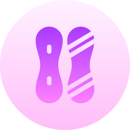 スノーボード Basic Gradient Circular icon