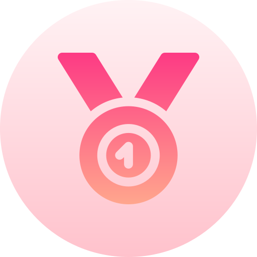 medaille Basic Gradient Circular icoon