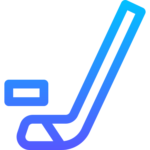 Ice hockey Basic Gradient Lineal color icon