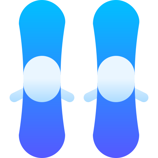 スキー Basic Gradient Gradient icon