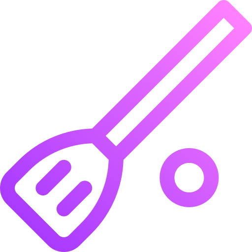 Broomball Basic Gradient Lineal color icon
