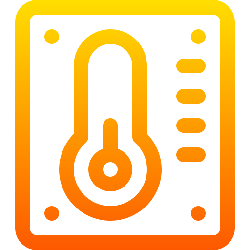 Термометр Basic Gradient Lineal color иконка