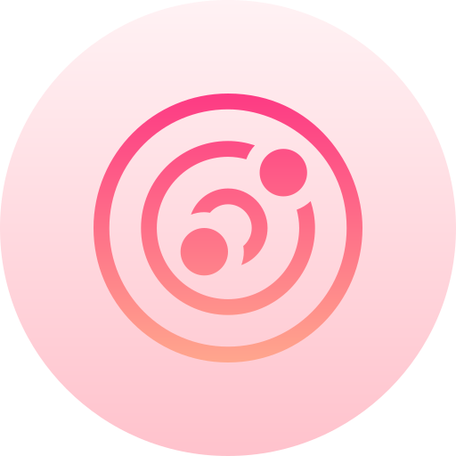 Curling Basic Gradient Circular icon