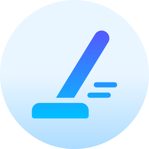 Broom Basic Gradient Circular icon