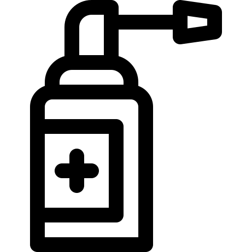 aerosol nasal Basic Rounded Lineal icono