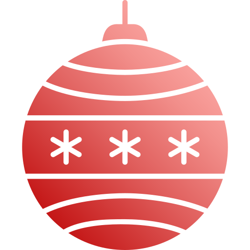 weihnachtskugel Generic Flat Gradient icon