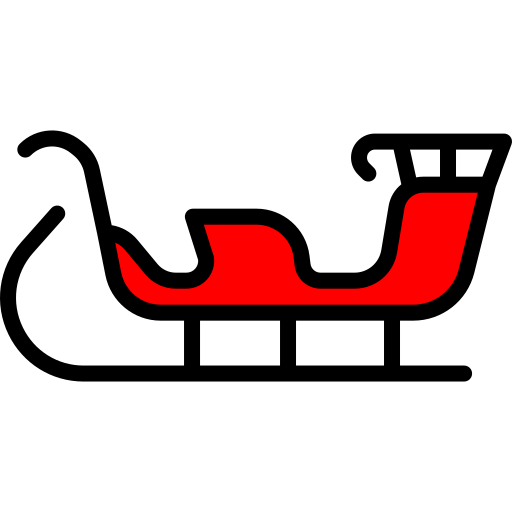trineo Generic Outline Color icono