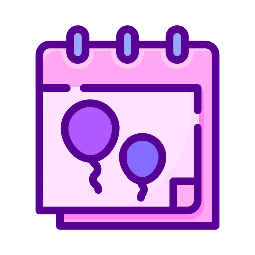 party Generic Outline Color icon