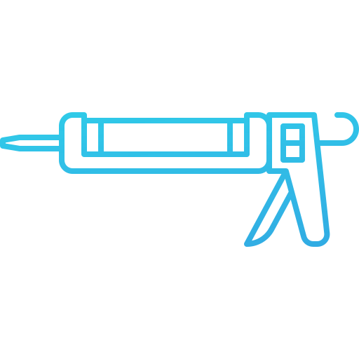 pistola selladora Generic Gradient icono