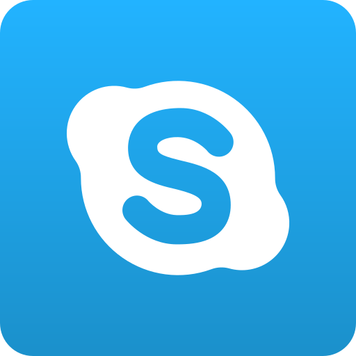 skype Generic Flat Gradient icona
