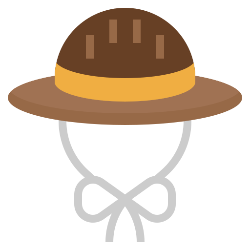 boeren hoed Surang Flat icoon