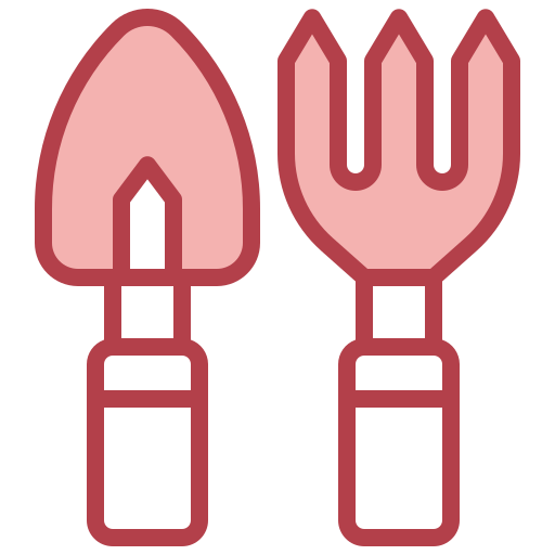 herramientas de jardinería Surang Red icono
