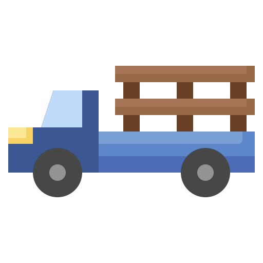 pick-up vrachtwagen Surang Flat icoon