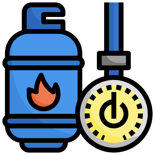 Natural gas Surang Lineal Color icon